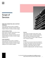 Free proposal digital marketing template