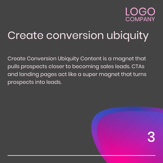 Free carousel lead generation template