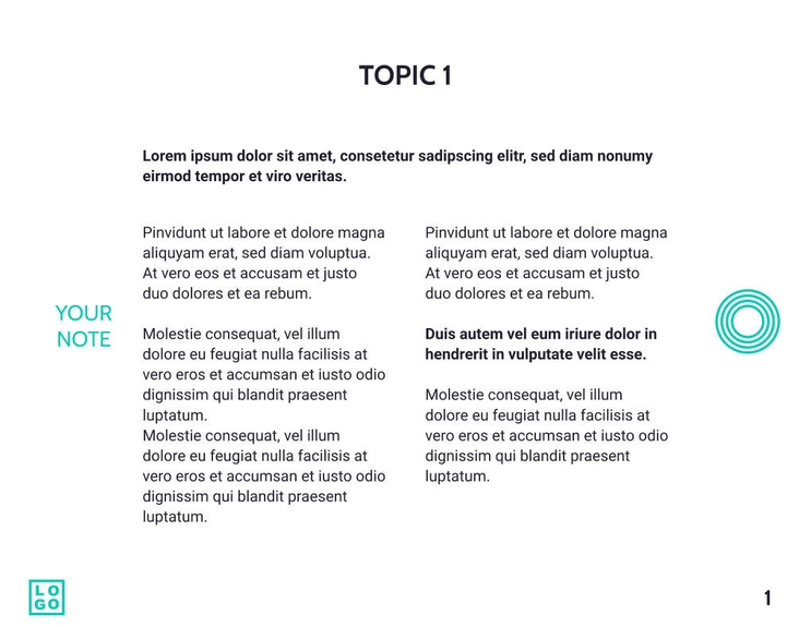 Free e-books startup template