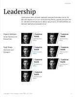 Free proposal resource management template