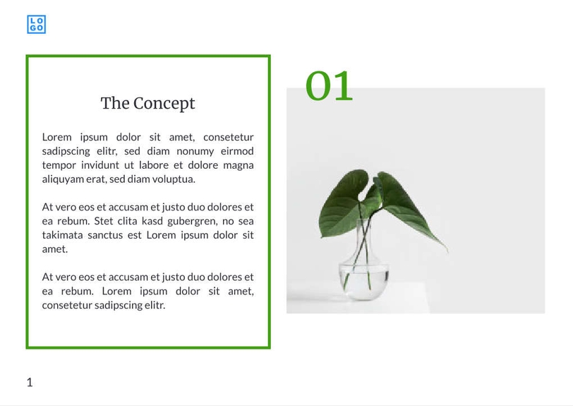 Free booklet young brand template