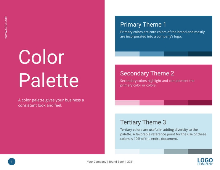 Free e-books basic brand book template