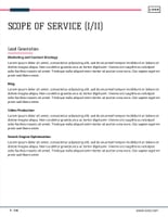 Free proposal data analytics template