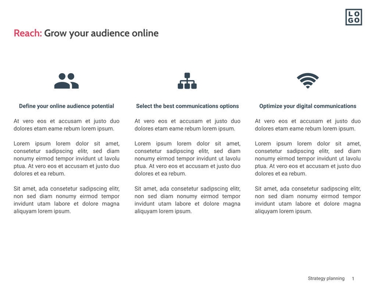 Free e-books digital marketing template