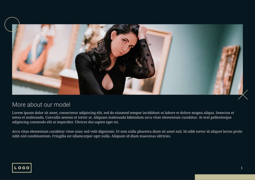 Free catalog high fashion template