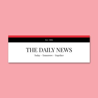 Free email header template