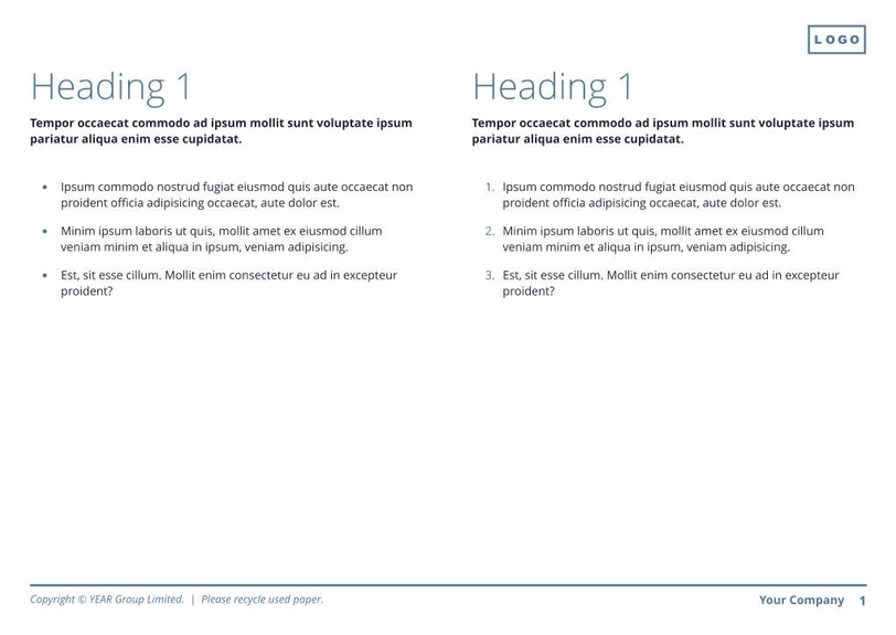 Free e-books simple template