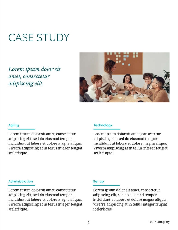 Free proposal agility template