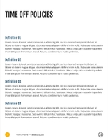 Free catalog corporate template