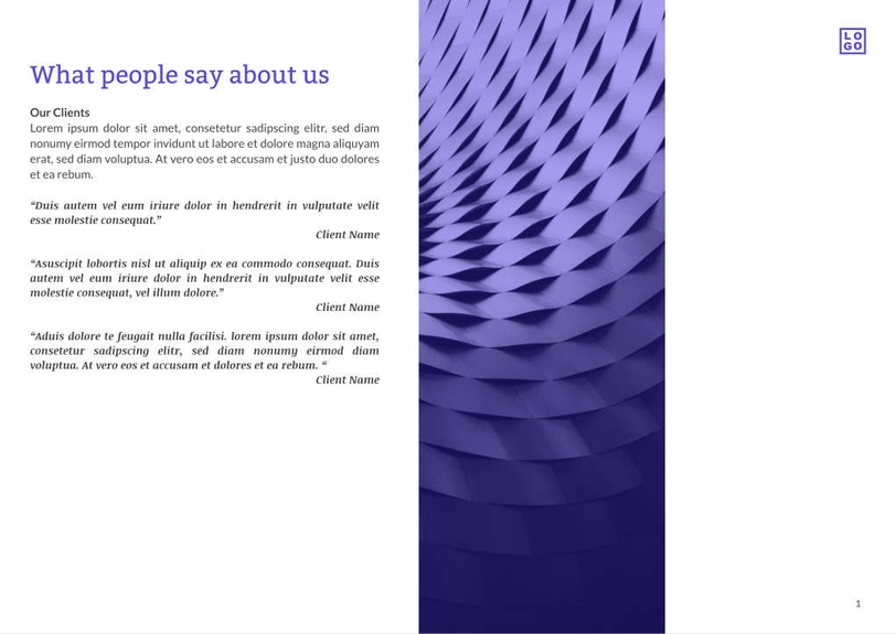 Free proposal architecture template