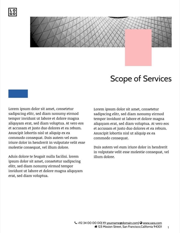 Free proposal digital marketing template