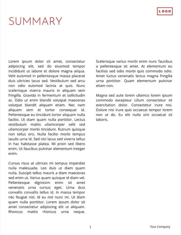 Free proposal it expert template