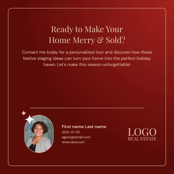 Free carousel winter staging ideas template