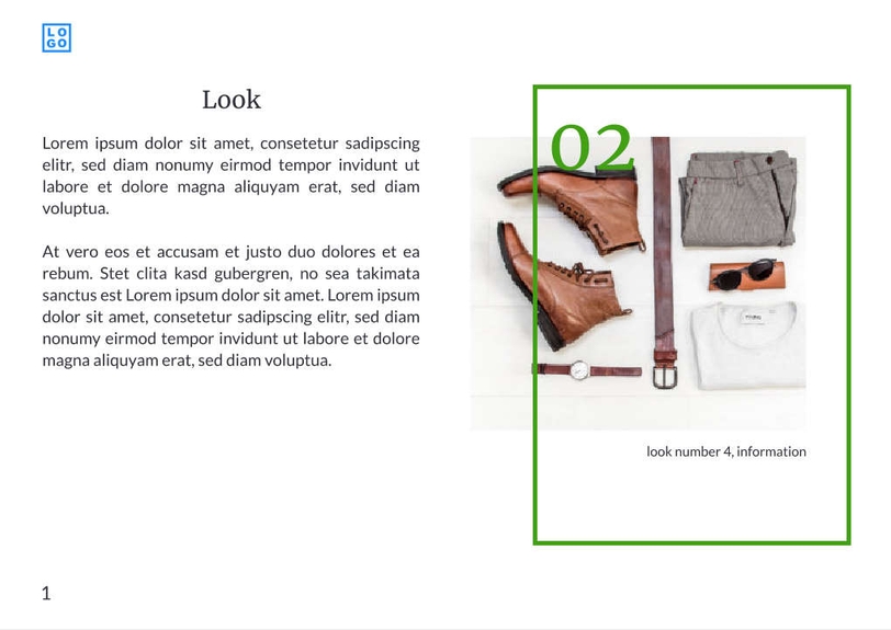 Free booklet young brand template