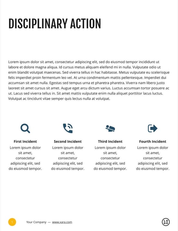 Free catalog corporate template