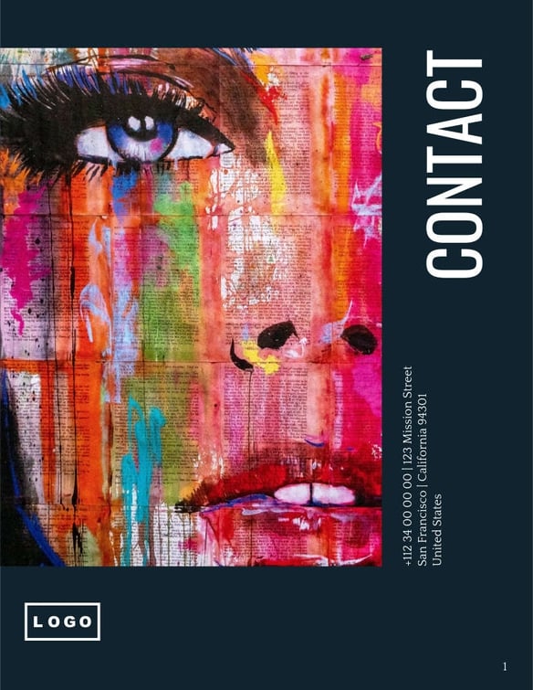 Free catalog art gallery template