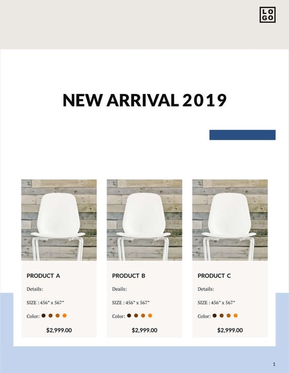 Free catalog furniture template