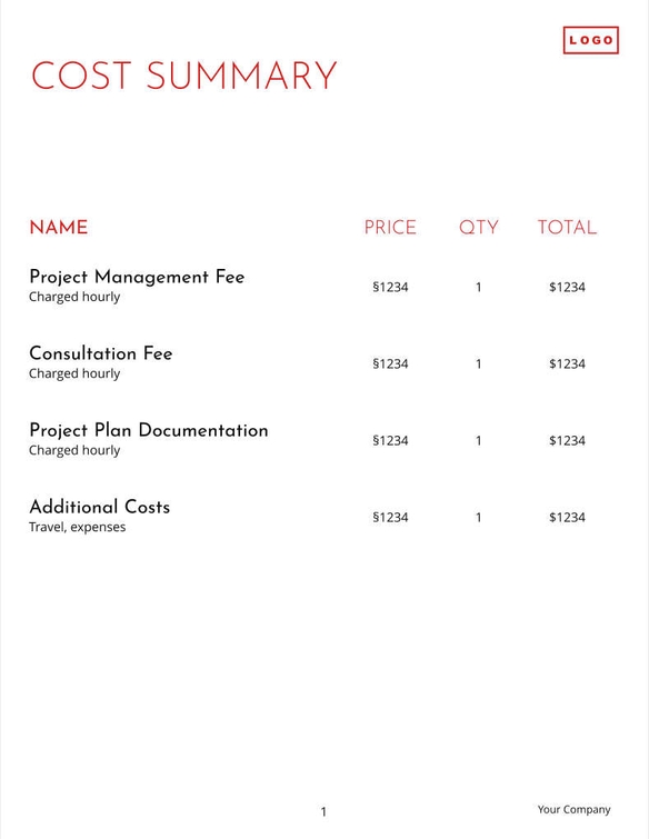Free proposal it expert template