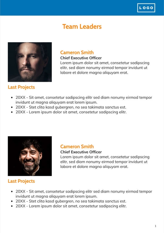 Free proposal project template