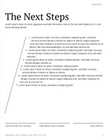 Free proposal resource management template