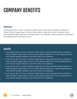 Free catalog corporate template