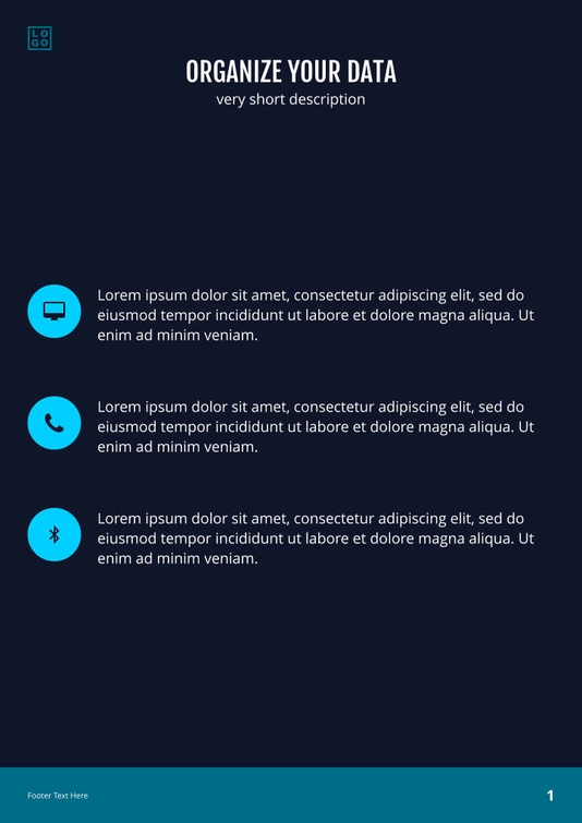 Free e-books data security template