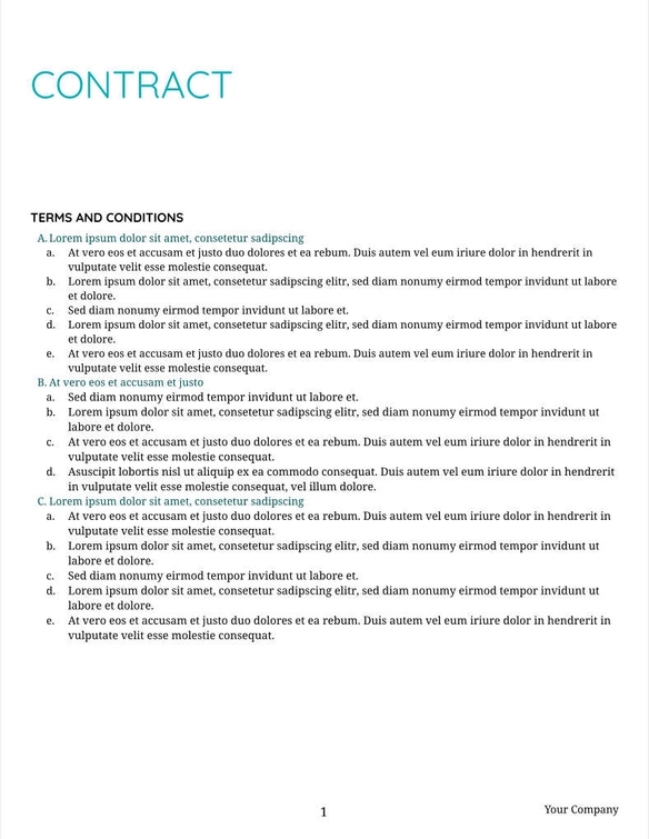 Free proposal agility template