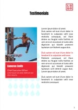 Free booklet energy drink template