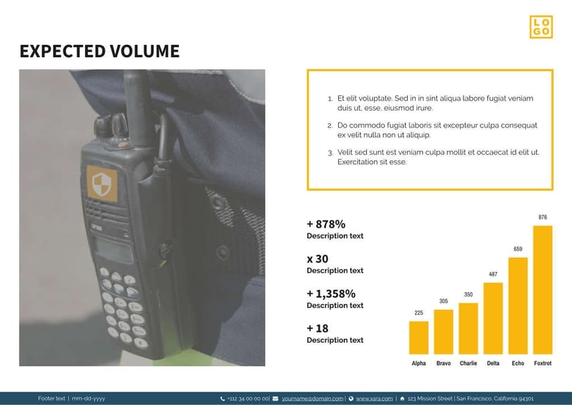 Free proposal security template