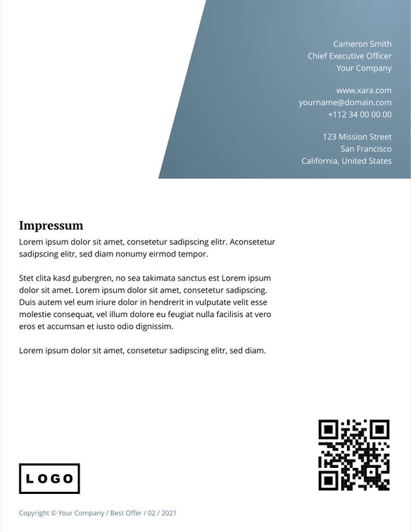 Free proposal resource management template