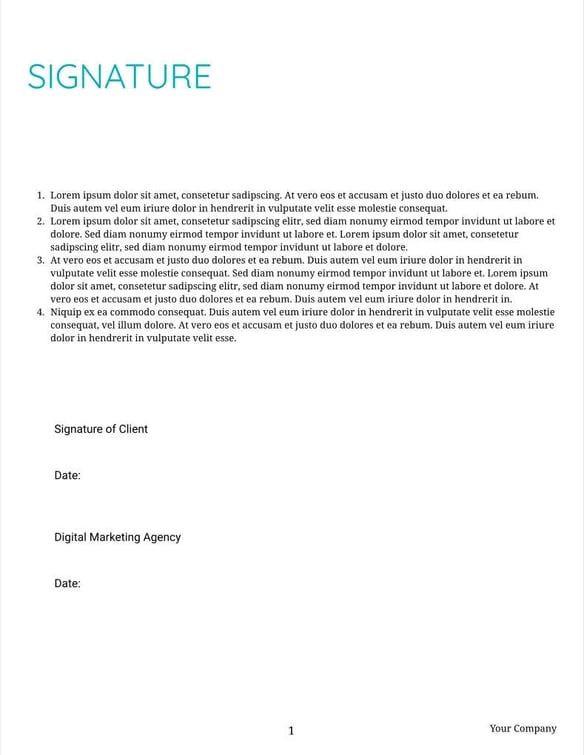 Free proposal agility template