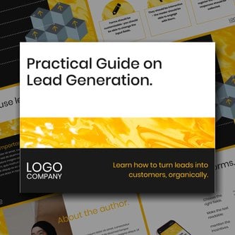 Free e-books lead generation template