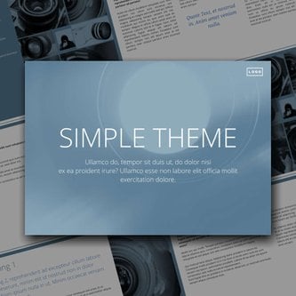 Free e-books simple template