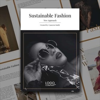 Free e-books sustainable fashion template