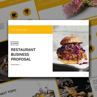 Free booklet restaurant template