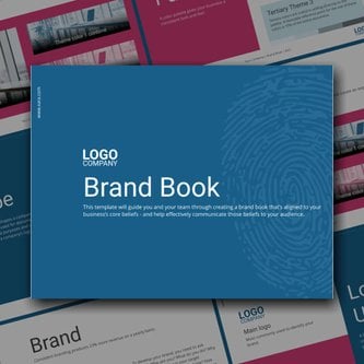 Free e-books basic brand book template