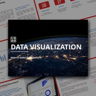 Free booklet data visualization template