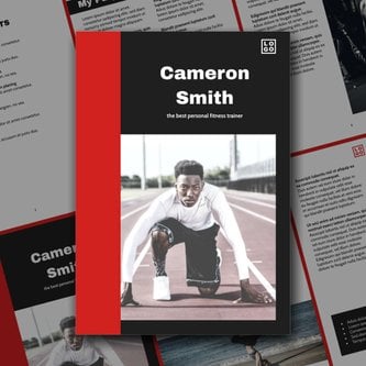 Free booklet fitness template